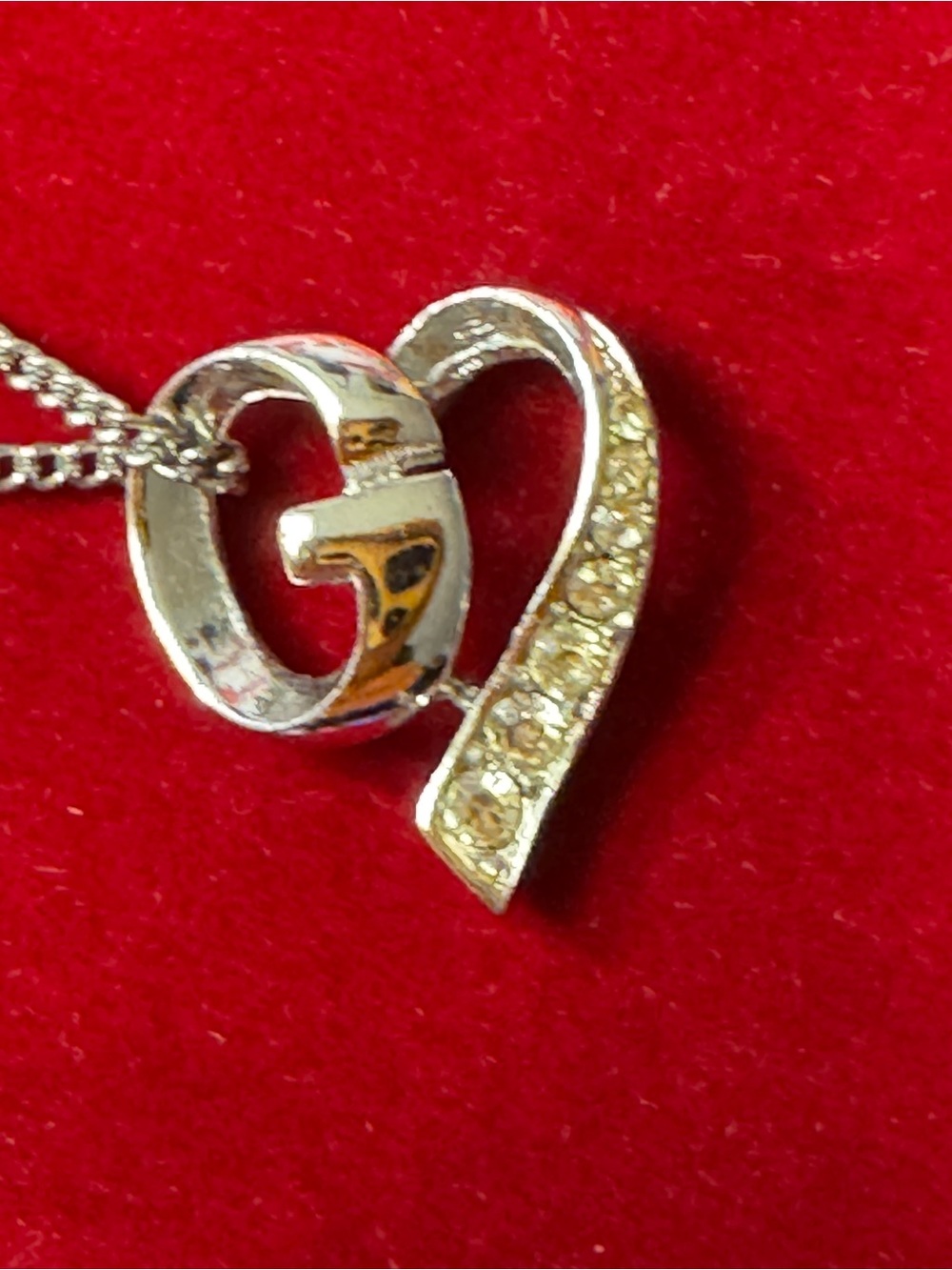 Givenchy Silver-Tone Crystal Loop Pendant Necklace - Silver - Picture 12 of 12